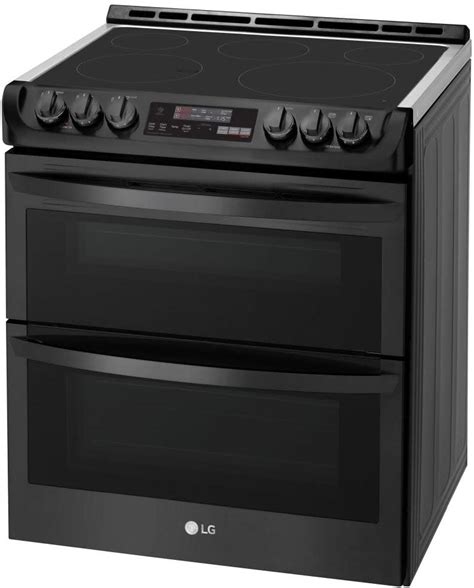 Lg Lte4815bm 30 Inch Slide In Electric Smart Range With 5 Element Burners Double Oven 73 Cu