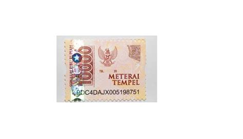 Materai 10000 Png - 50+ Koleksi Gambar