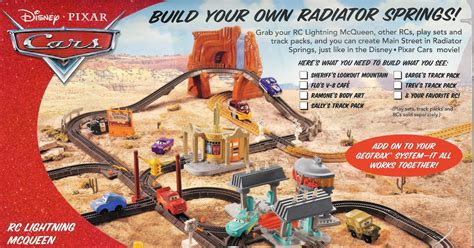 Geotrax And Disney Pixar Cars Create Your Own Radiator Springs Geotrax Train Blog