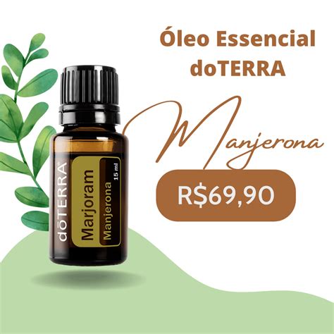 Leo Essencial Manjerona Doterra Ml Original Cosm Tico Feminino