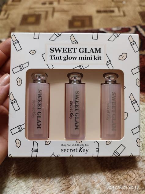 Набор мини-тинтов, усиливающих натуральный цвет губ Secret Key Sweet ...
