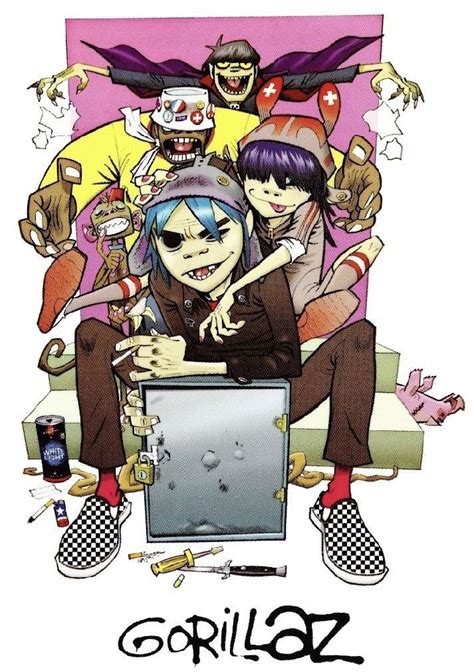 Pin De Becca Murray Em Gorillaz Art And Other Betsy Items Em 2024