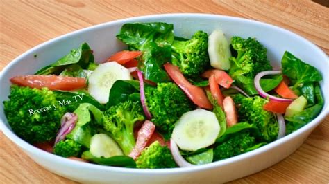 Ensalada De Brocoli Con Aderezo Una Receta Rica Y Diferente YouTube