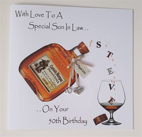 Son In Law 50th Birthday Cards Bitrhday Gallery