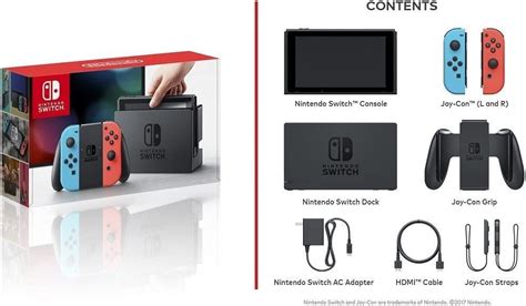 Buy Nintendo Switch With Neon Blue And Neon Red Joy Con Touchscreen Lcd