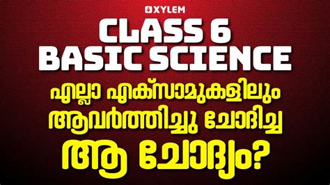 Class 6 Basic Science എല്ലാ എക്സാമുകളിലും ആവർത്തിച്ചു ചോദിച്ച ആ