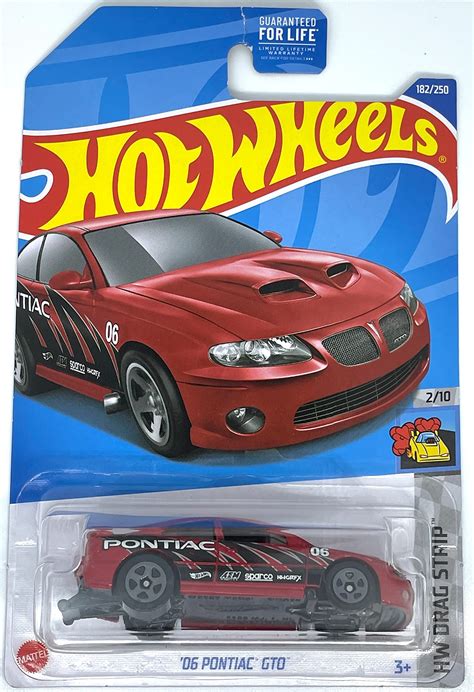 Hot Wheels 2022 06 Pontiac Gto Hw Drag Strip 210 Red 182250