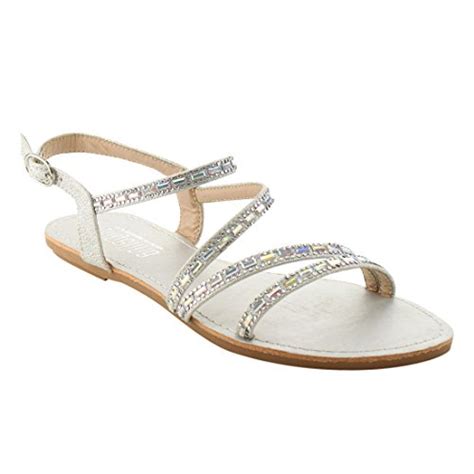 Rhinestone Flat Sandals