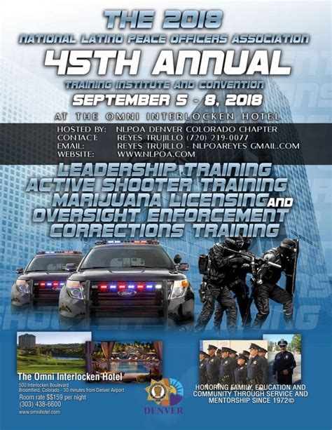 Nlpoa 45th Annual Training Institute And Convention National Latino