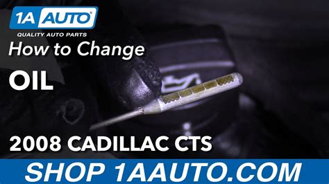 How To Change Oil Cadillac Cts Youtube