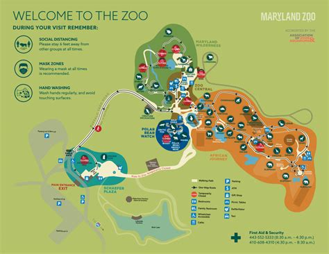 Maryland Zoo in Baltimore Map and Brochure (2018 - 2024 ...