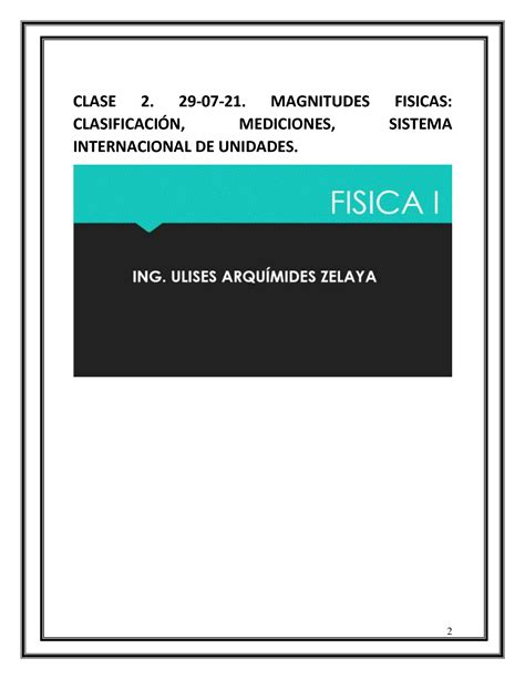 Solution Clase Magnitudes Fisicas Studypool