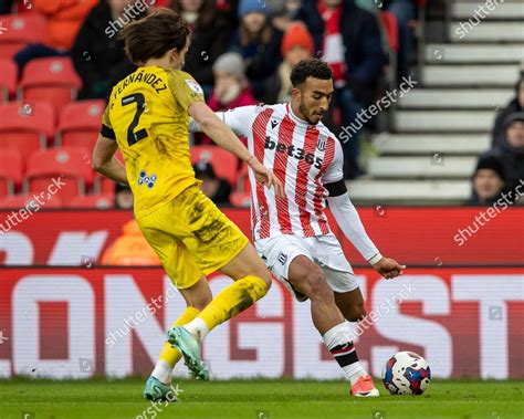 Jacob Brown Stoke City Crosses Ball Editorial Stock Photo - Stock Image ...