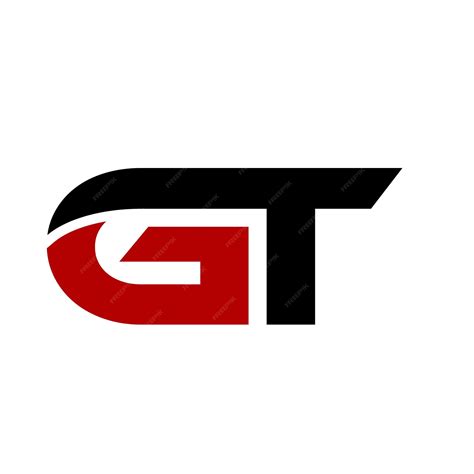 Premium Vector | Gt initial logo company illustration