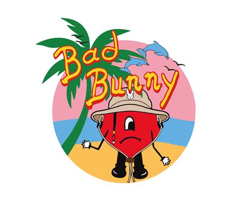 Bad Bunny Svg Bad Bunny Heart Svg Bad Bunny Logo Svg Un V Inspire