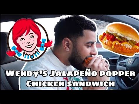 Wendy S Spicy Jalape O Popper Chicken Sandwich Review Hit Or Miss