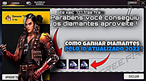 COMO GANHAR DIAMANTE DE GRACA NO FREE FIRE PELO ID COMO CONSEGUIR