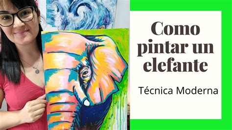 Como Pintar Un Elefante Tutorial Youtube