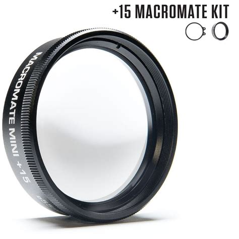 15 Macromate Mini Underwater Macro Lens For Gopro Hero 7 6 5 4 3