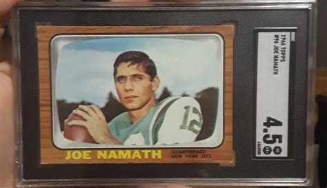 Joe Namath 1966 Topps 96 Graded SGC 4 5 VG EX EBay