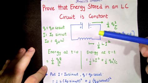 Conservation Of Energy In Lc Oscillation Lc Circuit Energy