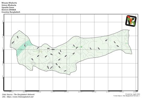 Map Of Bhakurta Mouza Savar Dhaka