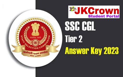 SSC CGL Answer Key 2023 Out For Tier 2