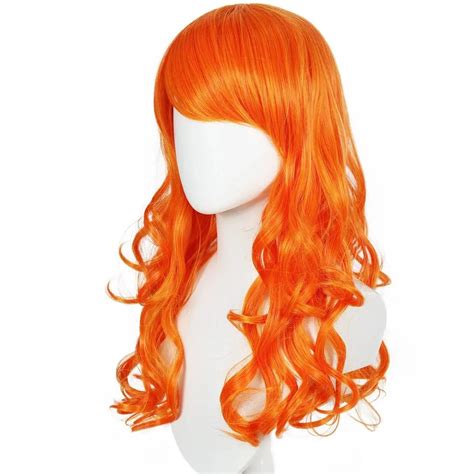 One Piece Red Nami Cosplay Costume With Hairs Shoes Full Set Costume