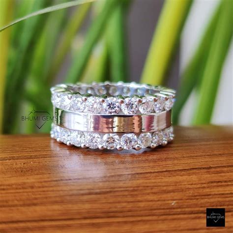 New Collection Of Moissanite Wedding Bands For Women Bhumi Gems