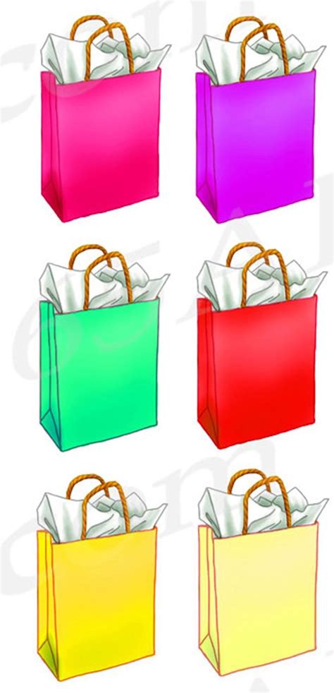 Buy 3 Get 1 Free Shopping Bag Clipart Shopping Bag Clip Art - Etsy ...