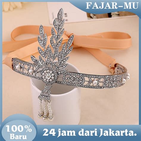 Jual Headpiece Pengantin Aksesoris Rambut Great Gatsby Hairpiece