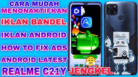 CARA MENGHILANGKAN IKLAN MEMBANDEL REALME C21Y HOW TO REMOVE ADS