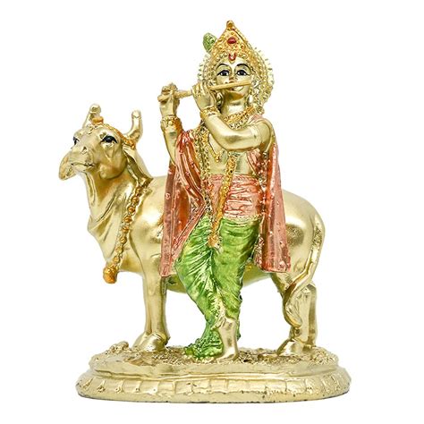 Buy Hindu God Lord Krishna Statue Indian Idol Krishna Sculpture Home