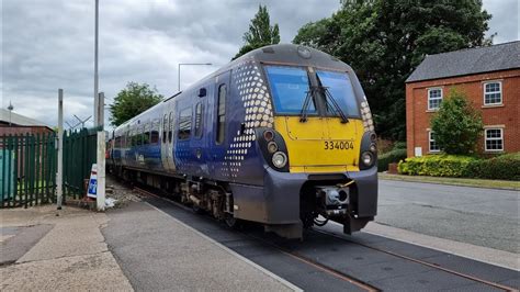 First Scotrail Class 334 To Visit Wolverton Works With 37601 Thrash At Wolverton 11th July