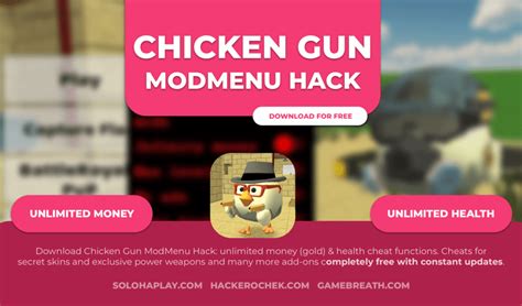 Download Chicken Gun ModMenu Hack: Unlimited Money and Health (APK ...