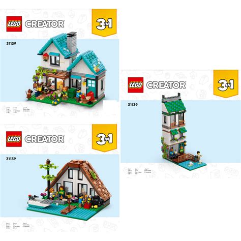 LEGO Cozy House Set 31139 Instructions | Brick Owl - LEGO Marketplace