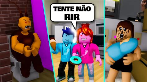 Tente N O Rir Melhores Memeblox No Brookhaven Rp Roblox Youtube