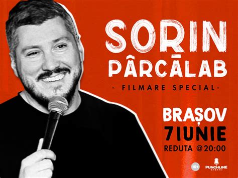 Bilete Brasov Stand Up Comedy cu Sorin Pârcălab Filmare Special Show