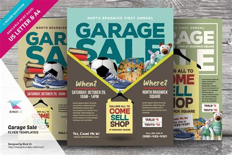 Garage Sale Flyer Templates (234392)