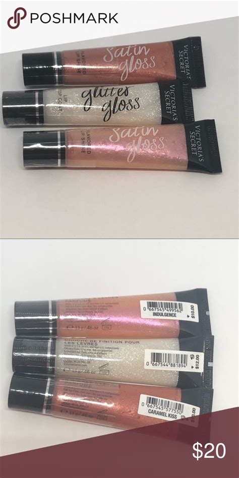 🆕set Of 3 Victorias Secret Lip Glosses🆕 Victoria Secret Makeup Lip Gloss Lips