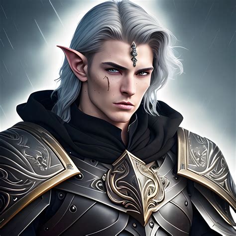 Kaelen Stormrider A Male Half Elf Paladin Possesses A Commanding