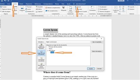 Como Poner Diferentes Hipervinculo En Microsoft Word