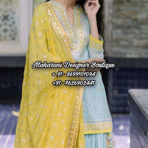 Designer Suits For Wedding Function Maharani Designer