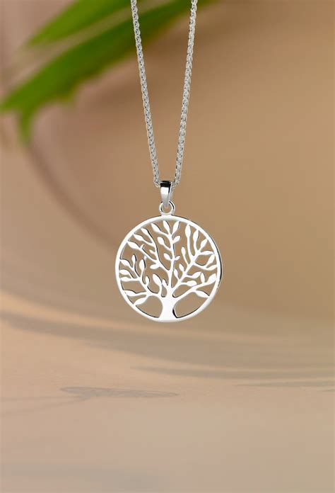 Pendentif Arbre De Vie En Argent Massif E Etsy France