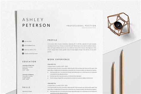 Modern Resume Design Graphic by LucaTheme · Creative Fabrica