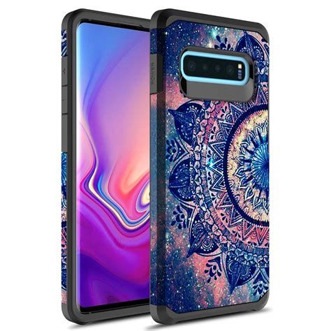 Samsung Galaxy S10 Plus Case Rosebono Slim Hybrid Shockproof Hard