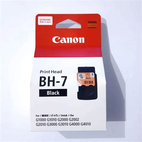 Jual Print Head Cartridge Canon BH 7 CA91 Black ASLI G1000 G1010 G2000