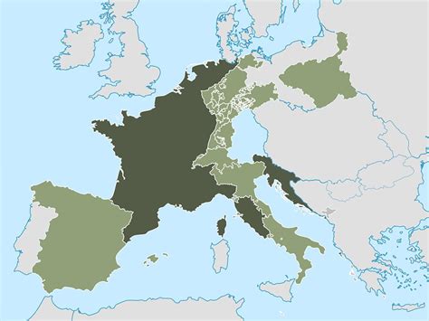 Map Of France Under Napoleon United States Map