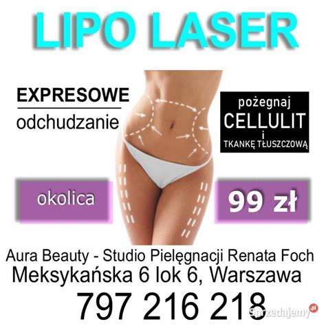 Usuwanie Tkanki Tłuszczowej cellulitu lipo laser Warszawa