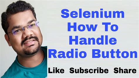 How To Handle Multiple Radio Button In Selenium Webdriver Selenium